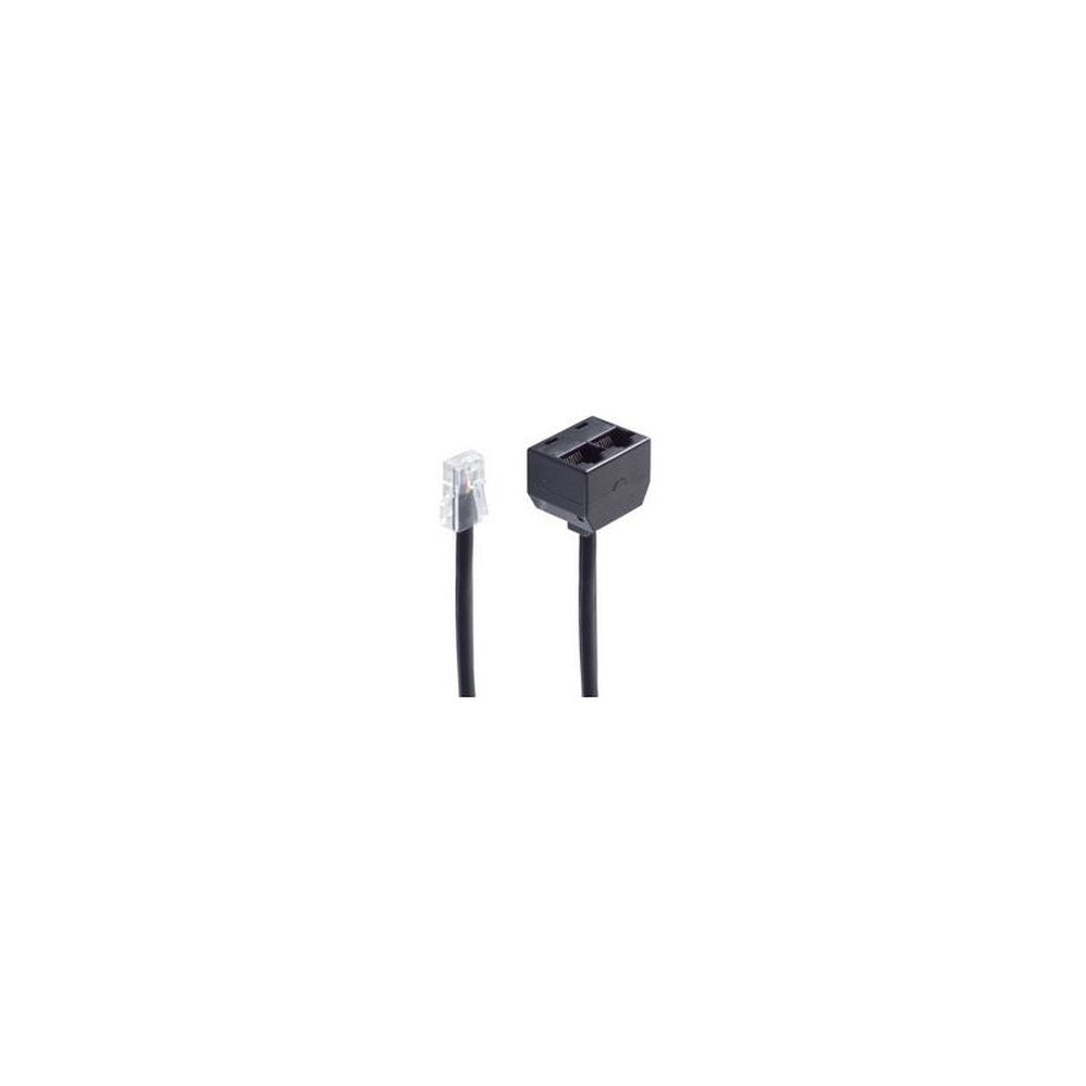shiverpeaks BASIC-S Adaptateur ISDN en Y, noir, 0,1 m