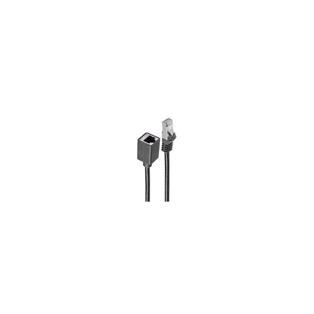 shiverpeaks BASIC-S Câble patch rallonge, Cat.6A, noir