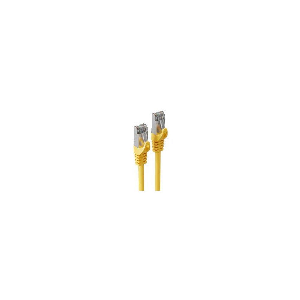 shiverpeaks Câble patch, Cat. 6A, S/FTP, 15,0 m, jaune