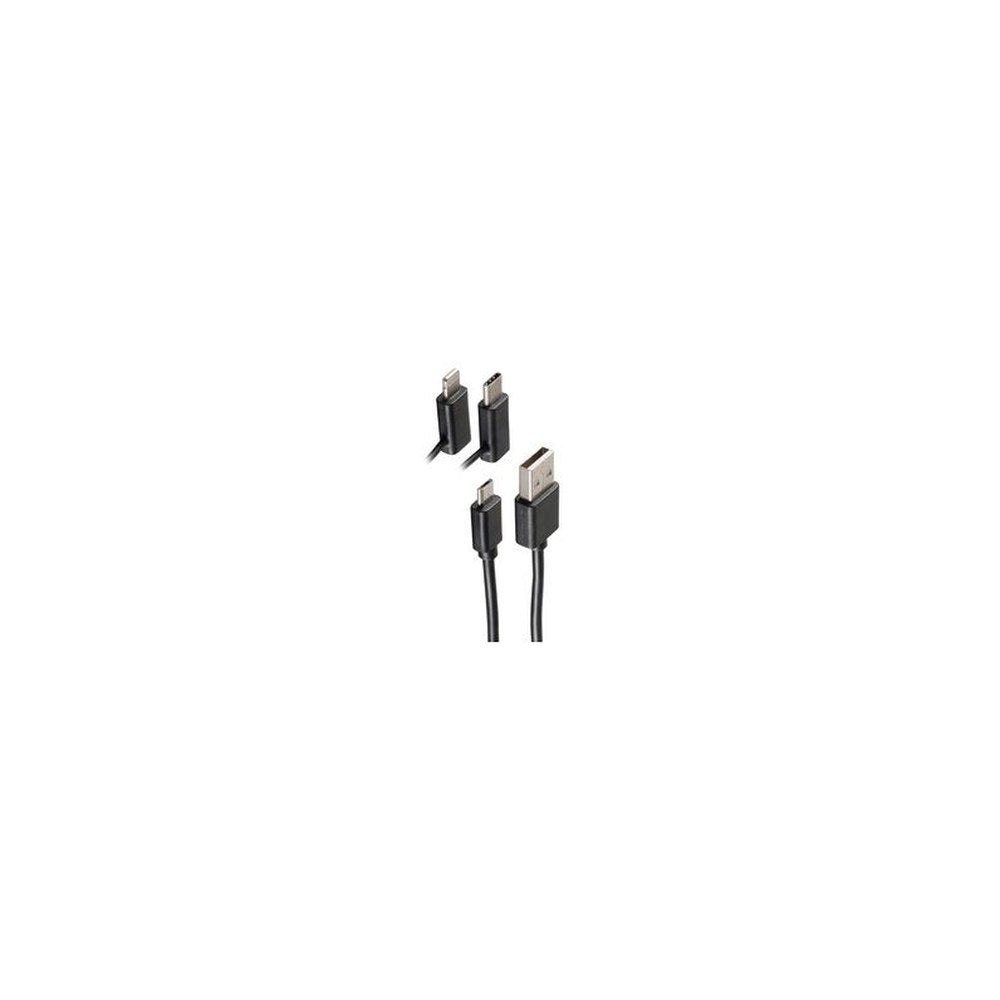 shiverpeaks Câble de données & de charge BASIC-S 3en1, 1,0 m