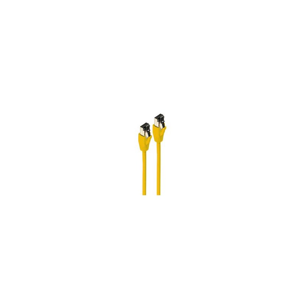 shiverpeaks Câble patch, cat. 8.1, F/FTP, 5,0 m, jaune