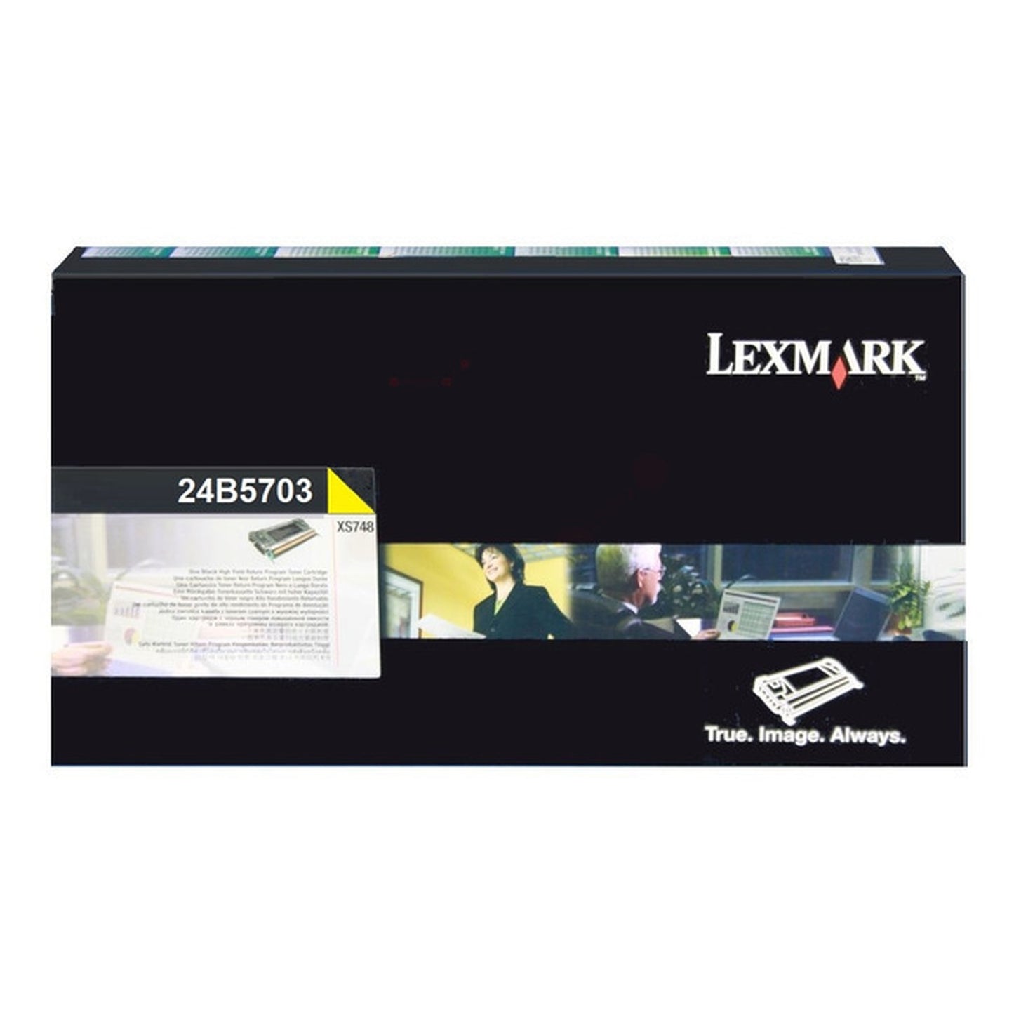 Toner d'origine Lexmark 24B5703 - jaune