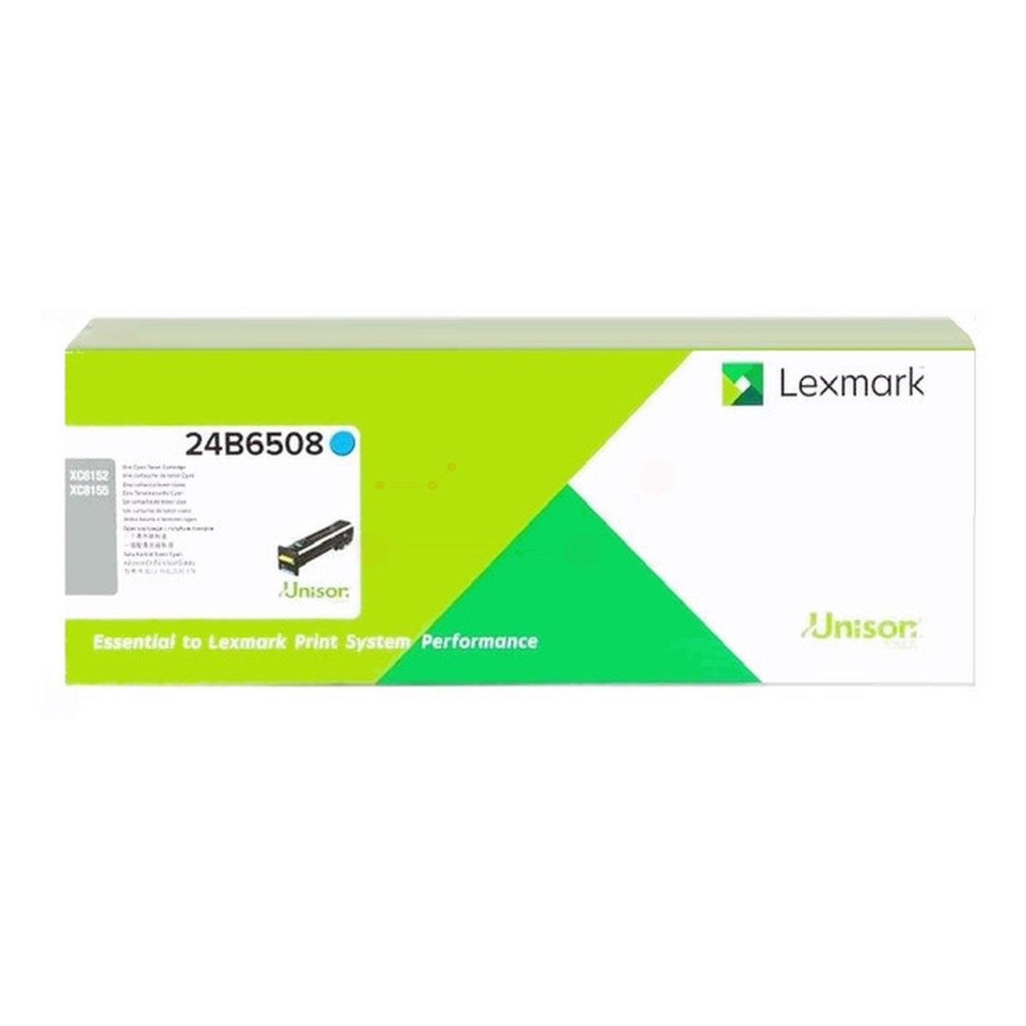 Toner d'origine Lexmark 24B6508 - cyan