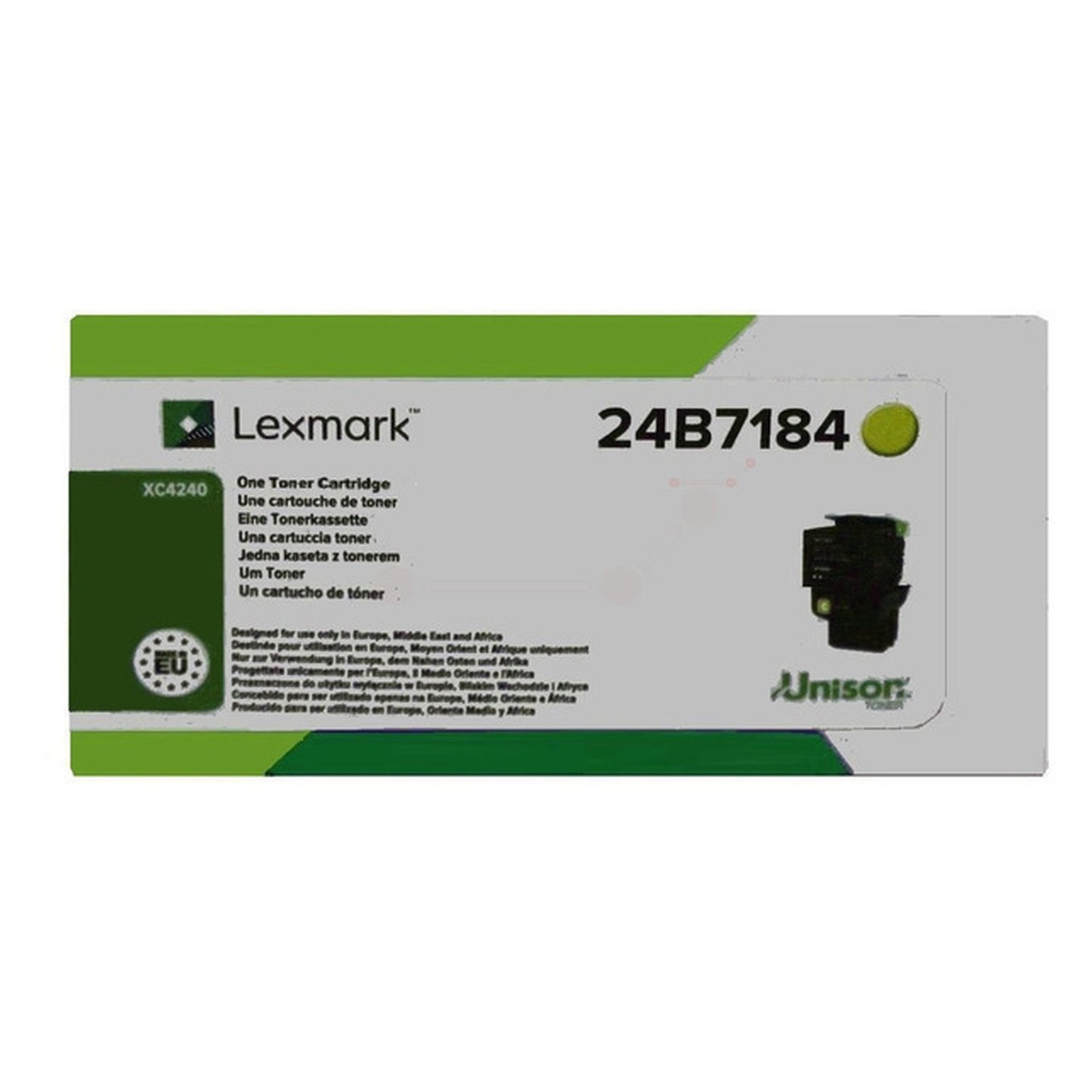 Toner d'origine Lexmark 24B7184 - jaune