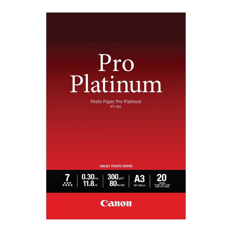Papier A3 d'origine Canon 2768B017 / PT-101