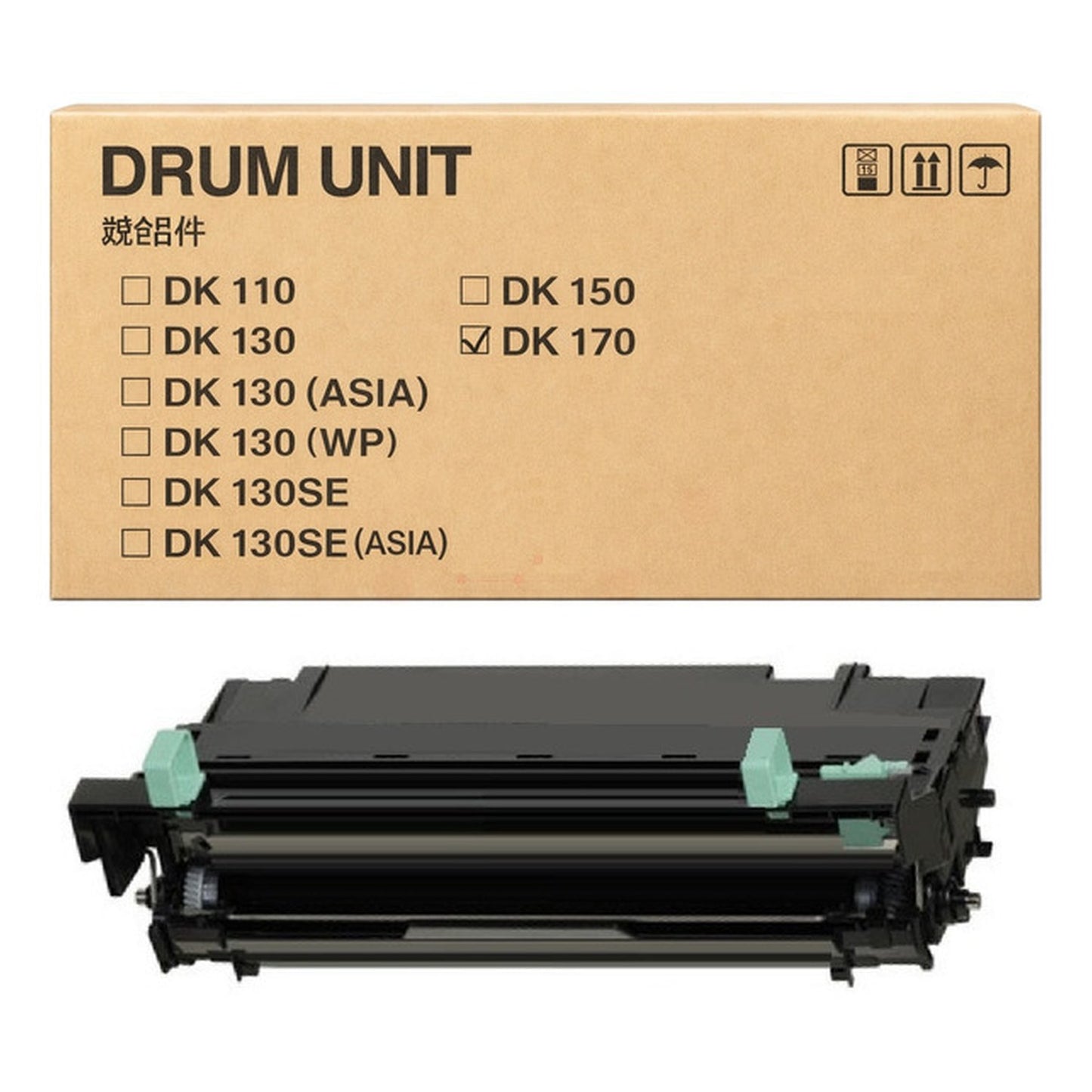 Tambour (drum) Compatible Kyocera DK170 (302LZ93061) Noir (100 000 pages) 