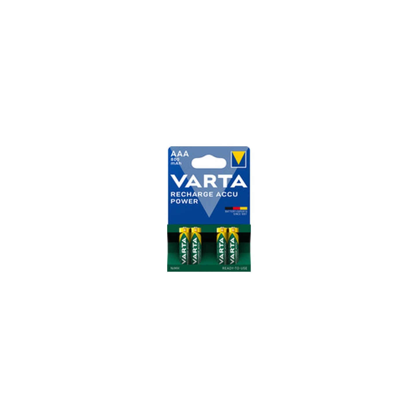VARTA Pile NiMH "Rechargeable Accu", Micro (AAA), 800 mAh