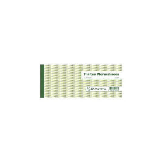 EXACOMPTA Carnet à souche "Traites normalisées"