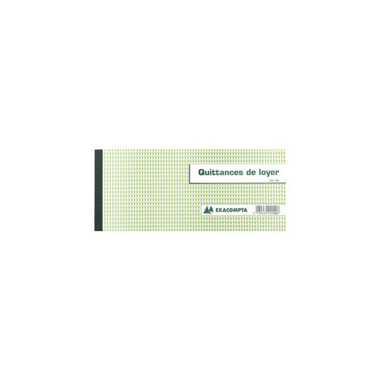 EXACOMPTA Carnet à souche "Quittances de loyer"