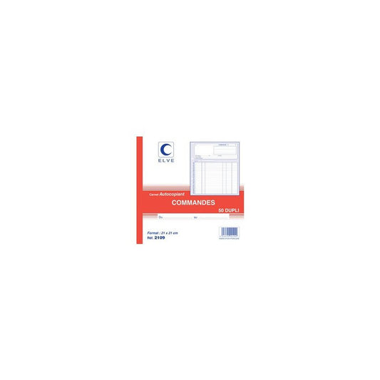 ELVE Manifold "Commandes", 297 x 210 mm, dupli