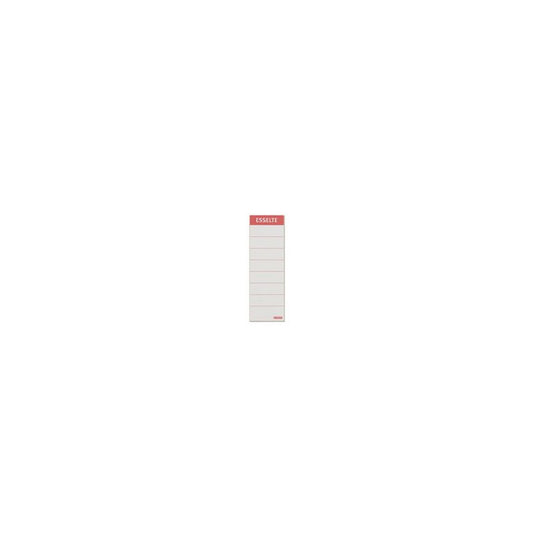 Esselte Etiquette pour dos de classeur, 60 x 190 mm, blanc