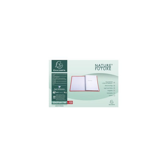 EXACOMPTA Sous-chemises Cotes de plaidoirie, A4, blanc