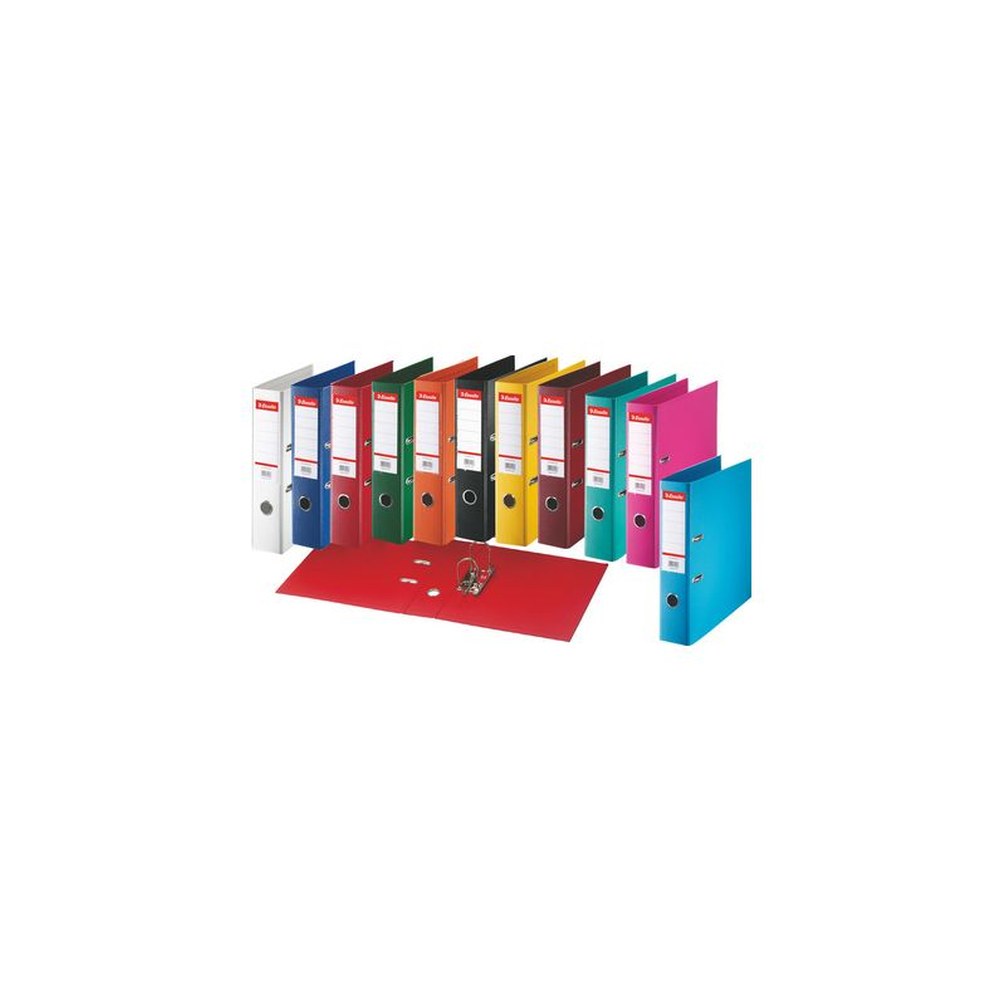 Esselte Classeur en plastique Standard, A4, 50 mm, turquoise x10