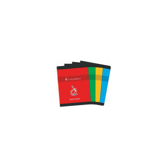 CONQUERANT SEPT Cahier de dessin, NF45, 240 x 320 mm, uni