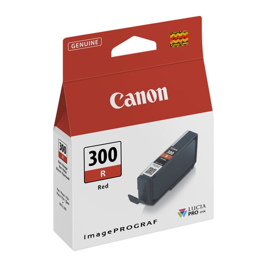 Cartouche d'origine Canon 4199C001 / PFI-300 R - rouge