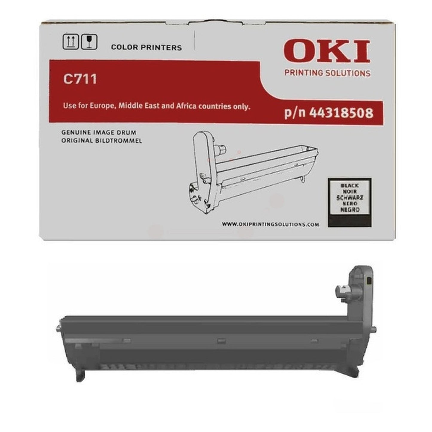 Tambour d'origine OKI 44318508 - noir
