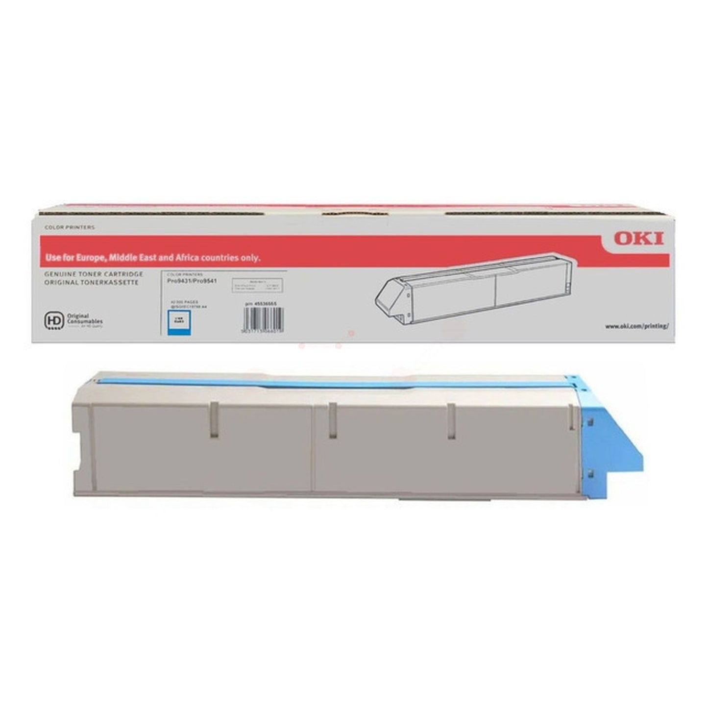 Toner d'origine OKI 45536555 - cyan