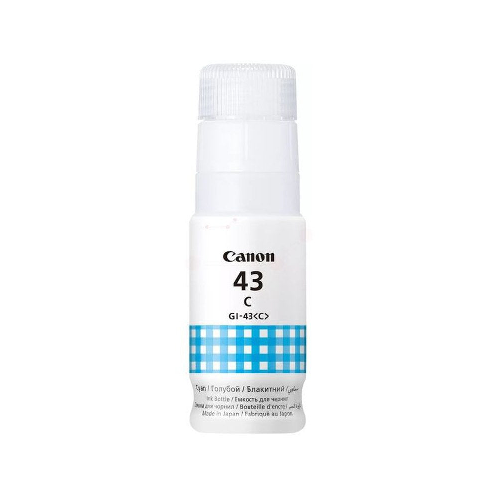 Bouteille d'encre d'origine Canon 4672C001 / GI-43 C - cyan