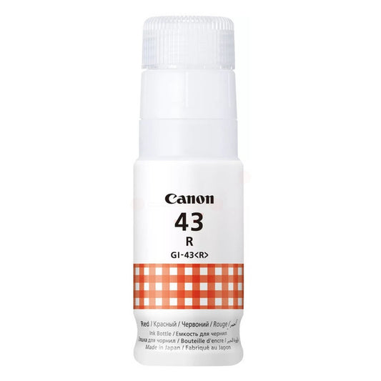 Bouteille d'encre d'origine Canon 4716C001 / GI-43 R - rouge