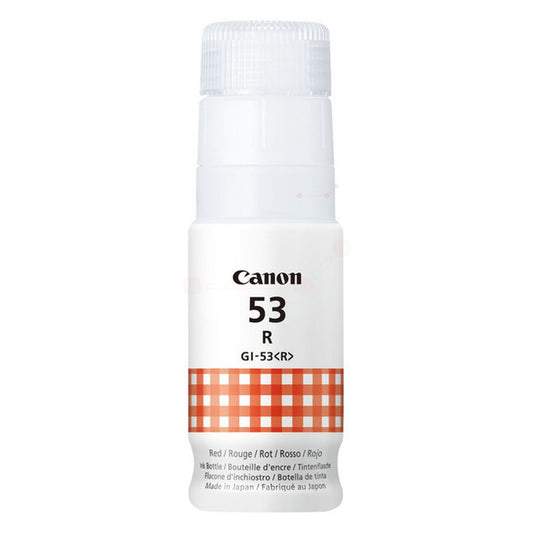 Bouteille d'encre d'origine Canon 4717C001 / GI-53 R - rouge