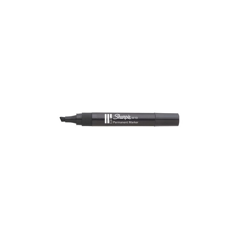 Sharpie Marqueur permanent W10, pointe biseautée, noir