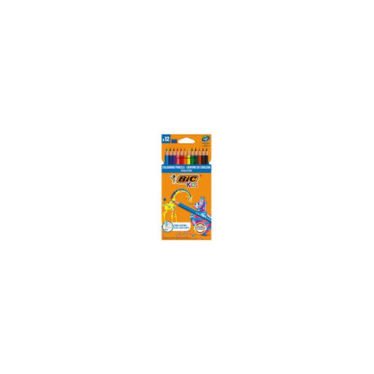 BIC KIDS Crayon de couleur Evolution ecolutions, étui de 12