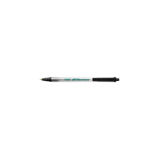 BIC Stylo à bille rétractable ECOlutions Clic Stic, noir