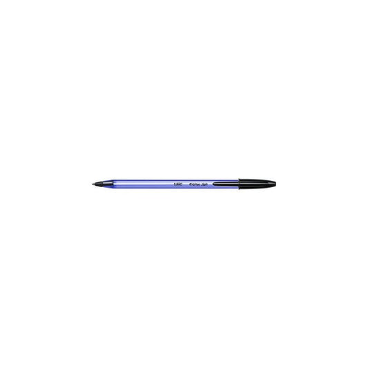 BIC Stylo à bille Cristal Soft, noir