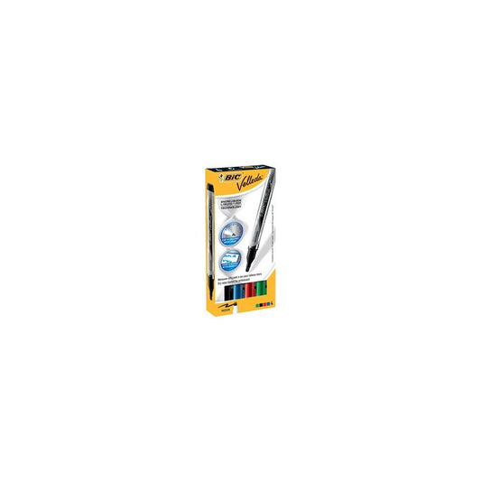 BIC Marqueur pour tableau blanc Velleda Liquid Ink, étui de