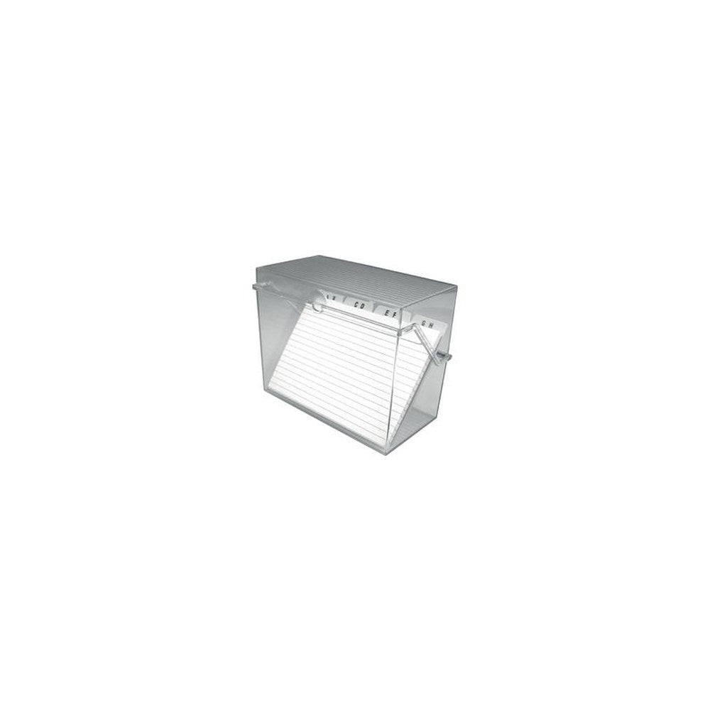 helit Petite boîte à fiches "the index" transparent