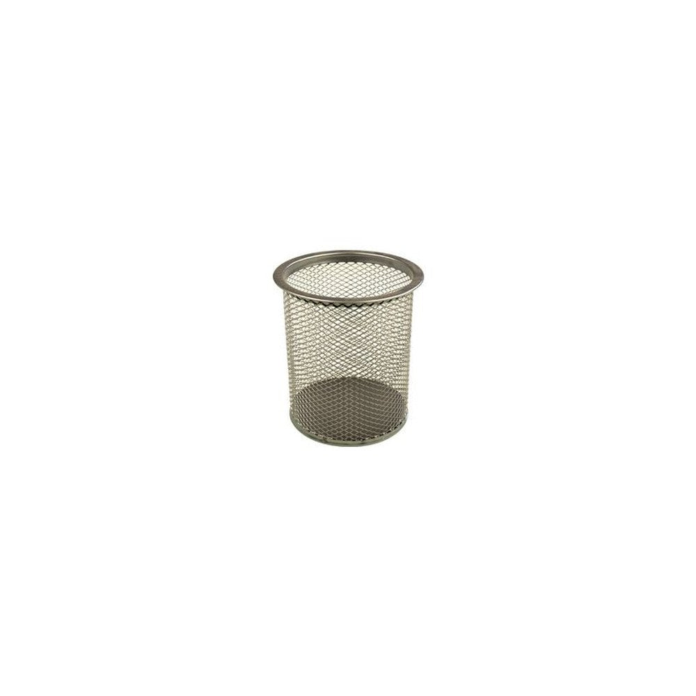 helit Pot à crayons "the round network", argent