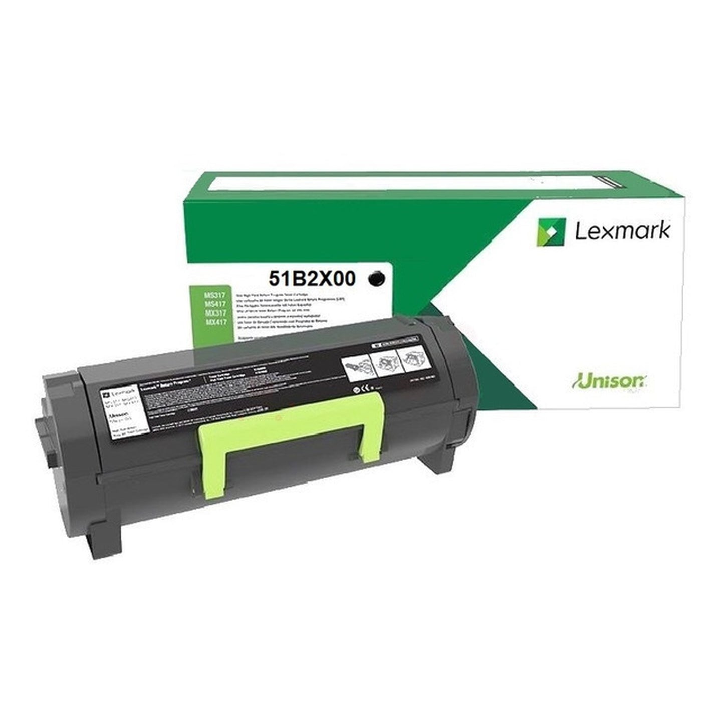 Toner d'origine Lexmark 51B2X00 - noir
