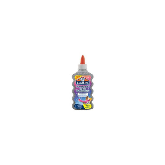 ELMER'S Colle à paillettes "Glitter Glue", 177 ml, argent