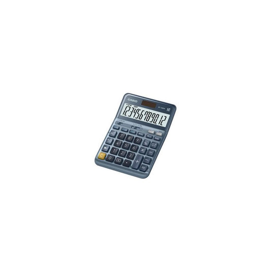 CASIO Calculatrice de bureau DF-120EM, 12 chiffres, argent
