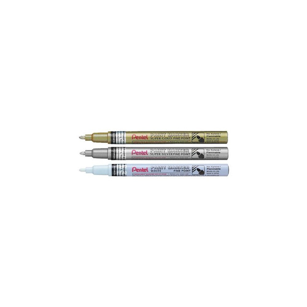 Pentel Marqueur laque PAINT MARKER MSP10, blanc