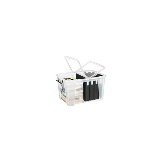 CEP Boîte de rangement strata, 65 litres, transparent