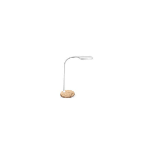 CEP Lampe de bureau LED FLEX Silva, chêne/blanc