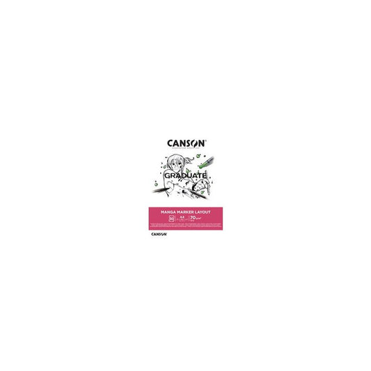 CANSON Bloc de dessin GRADUATE Manga Marker Layout, A3
