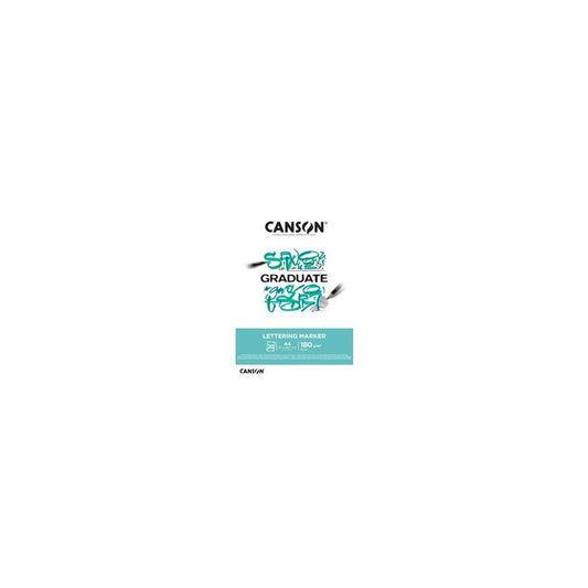 CANSON Bloc de dessin GRADUATE LETTERING MARKER, A3