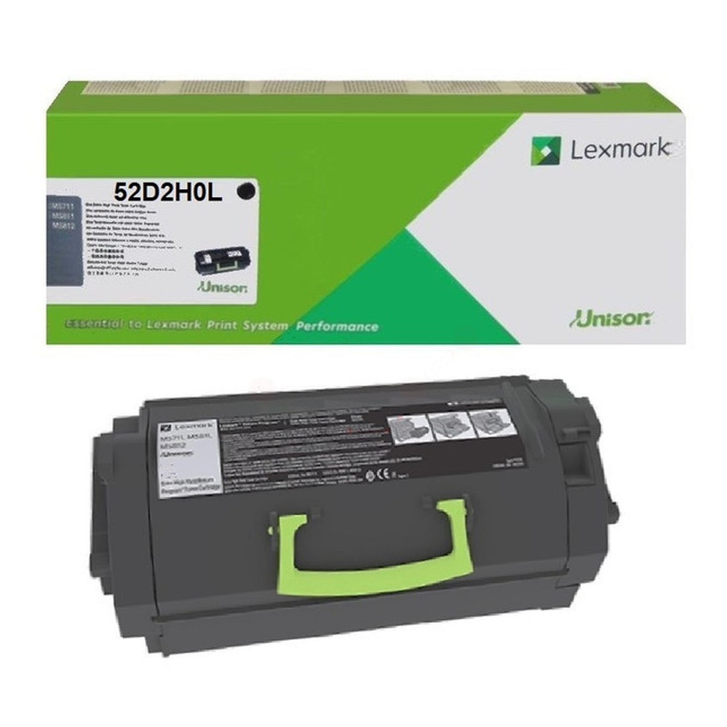 Toner d'origine Lexmark 52D2H0L / 522HL - noir