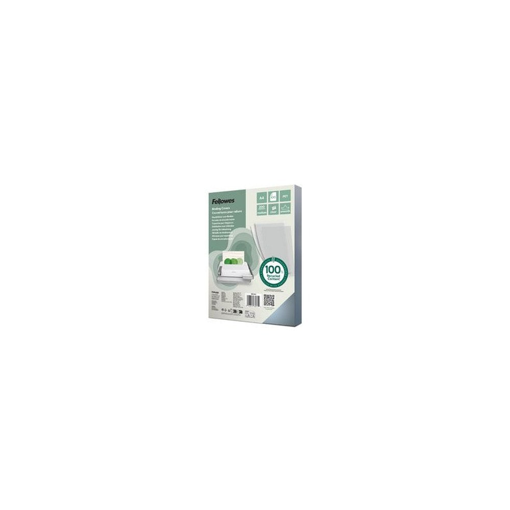 Fellowes Plats de couverture, A4, PET, transparent, 0,20 mm