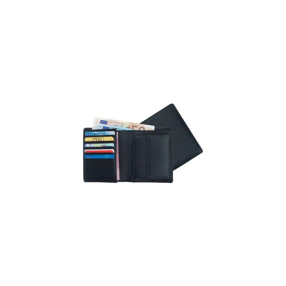 Alassio Portefeuille combiné, cuir, noir