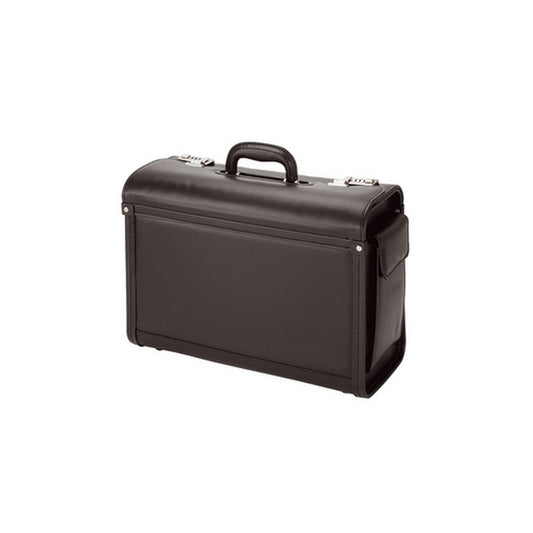 Alassio Valise pour pilotes "Genova", similicuir, noir