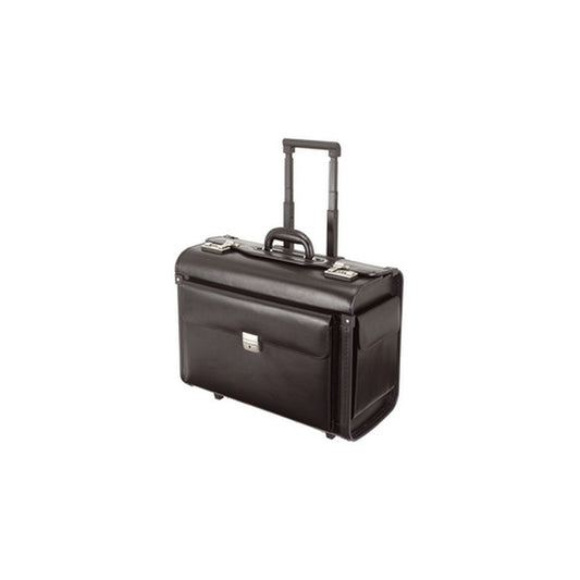 Alassio Valise pour pilotes SILVANA, simili cuir, noir