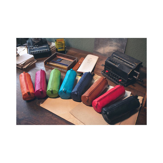 Alassio Trousse, en cuir, rouge