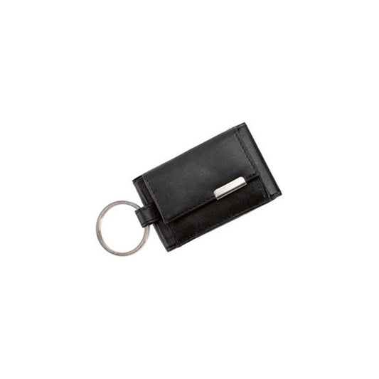 Alassio Mini porte-monnaie avec ornement métallique, noir