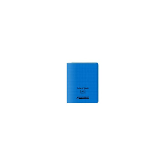 CONQUERANT CLASSIQUE Cahier à rabat 170 x 220 mm, bleu