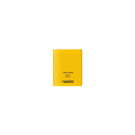 CONQUERANT CLASSIQUE Cahier à rabat 170 x 220 mm, jaune