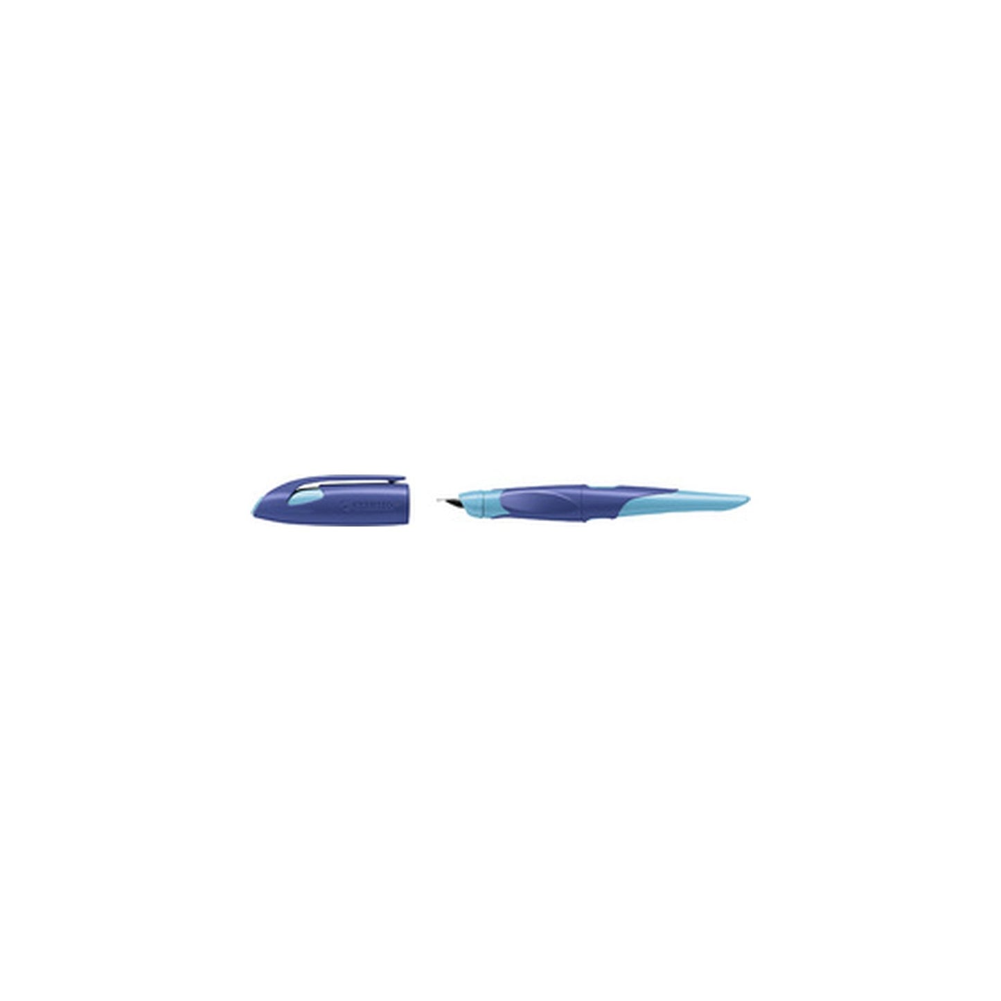 STABILO Stylo plume EASYbirdy R, droitiers, bleu/azur