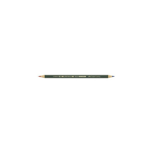 FABER-CASTELL Crayon pour copie CASTELL DOCUMENT, rouge-bleu